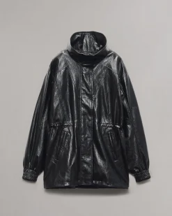 rag & bone Monica Faux Leather Jacket Black Store