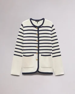 rag & bone Nancy Wool Cardigan Ivory Cheap
