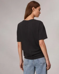 rag & bone New York Boyfriend T-Shirt Black Multi Fashion