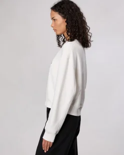 rag & bone New York Terry Sweatshirt Ivory Multi Cheap