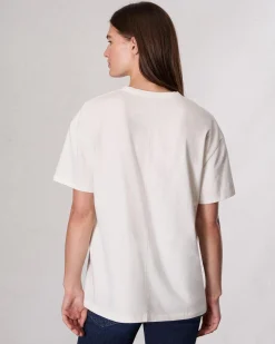rag & bone NYC Boyfriend T-Shirt Ivory Multi Flash Sale