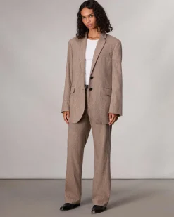 rag & bone Odessa Plaid Blazer Camel Plaid Best Sale