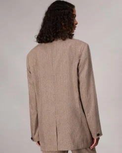 rag & bone Odessa Plaid Blazer Camel Plaid Best Sale