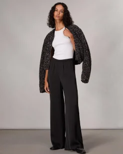 rag & bone Olivia Lounge Pant Black Hot