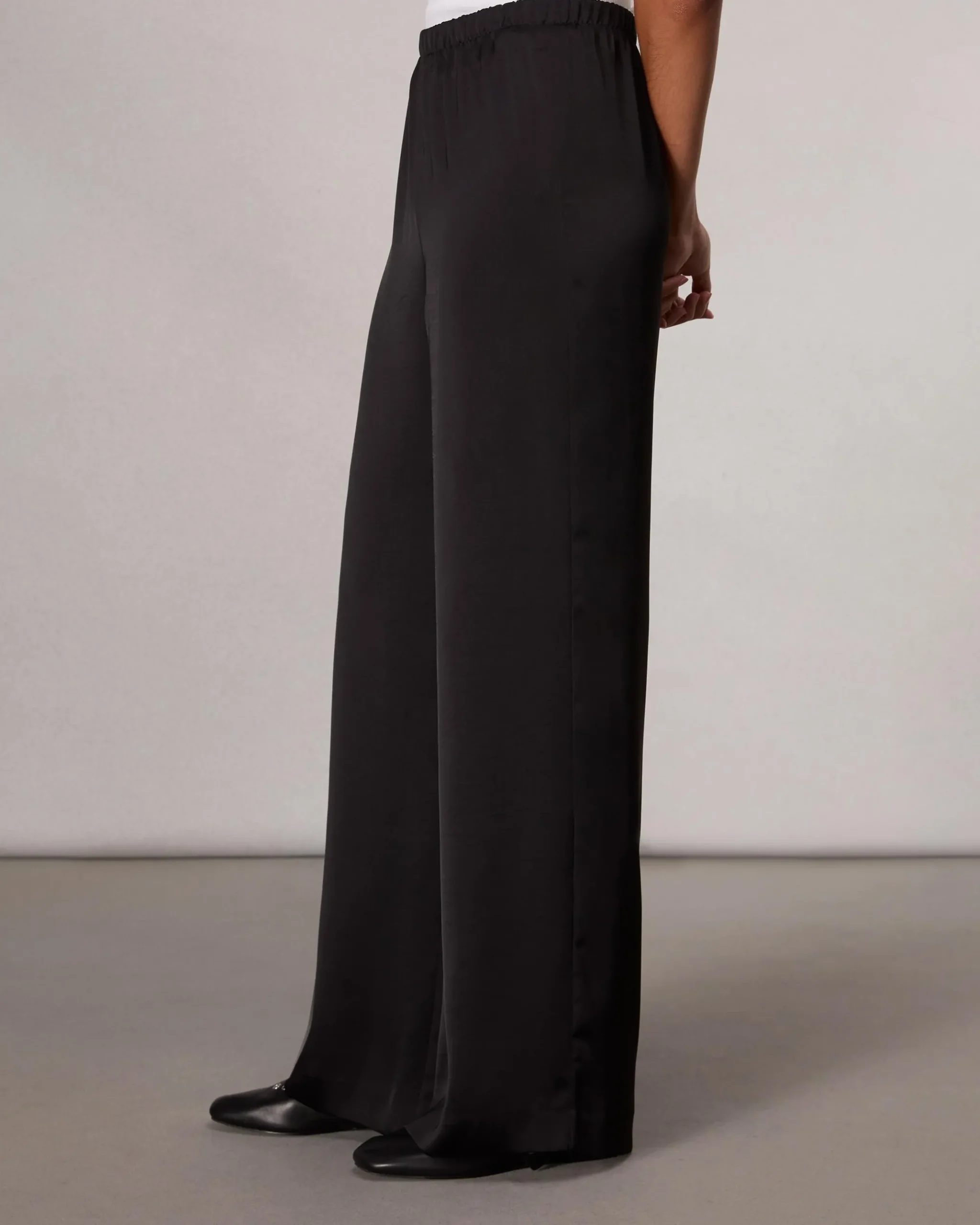 rag & bone Olivia Lounge Pant Black Hot