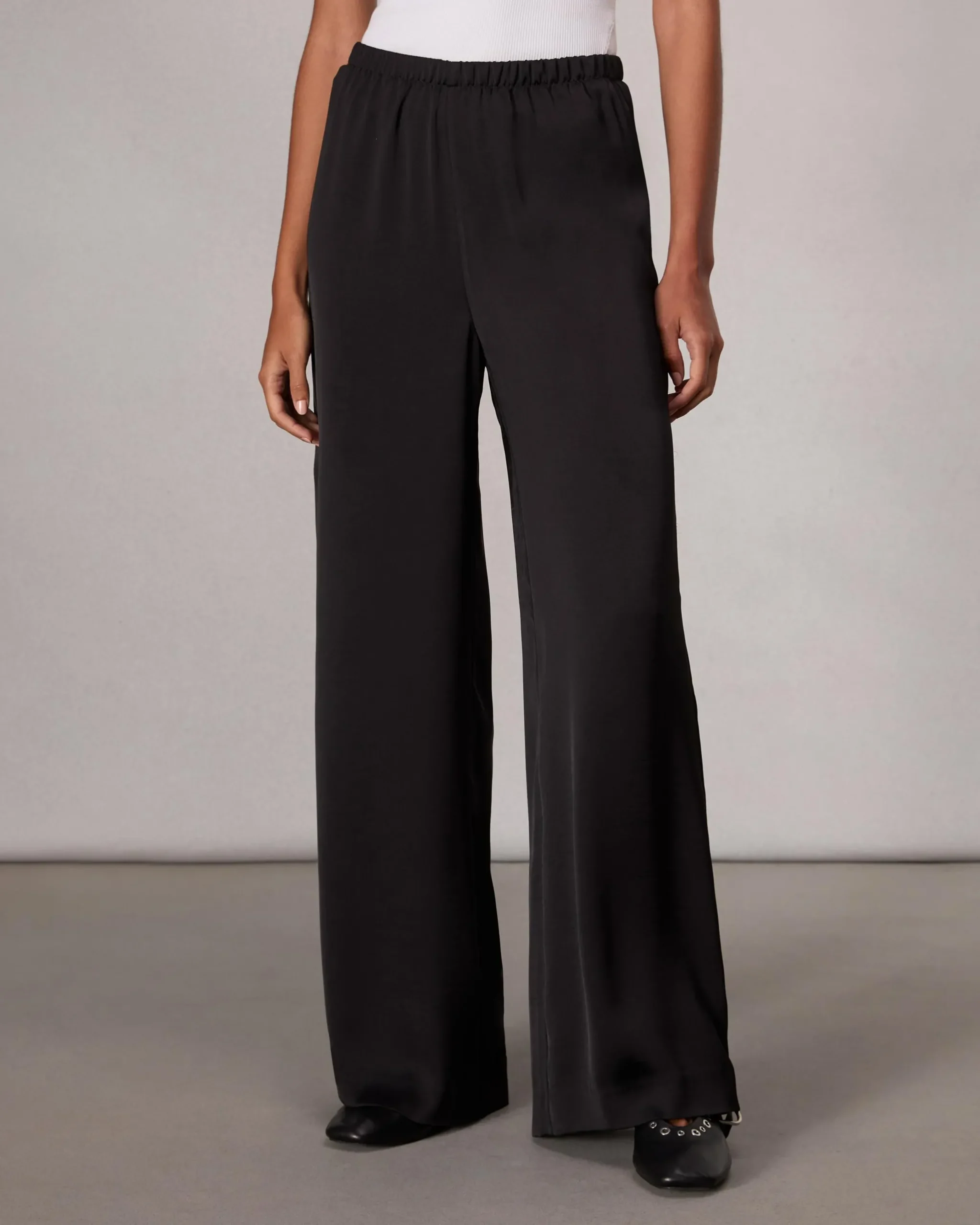 rag & bone Olivia Lounge Pant Black Hot
