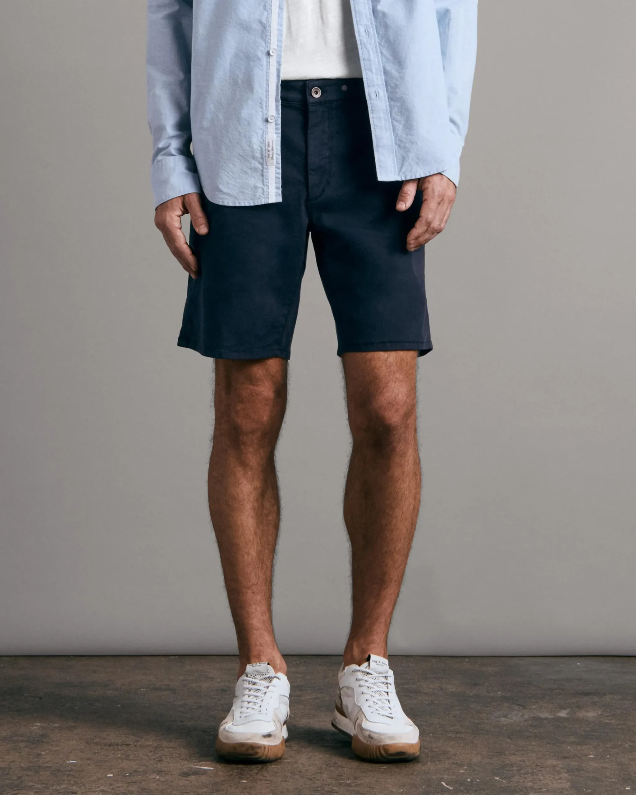 rag & bone Perry Cotton Twill Short Salute Hot