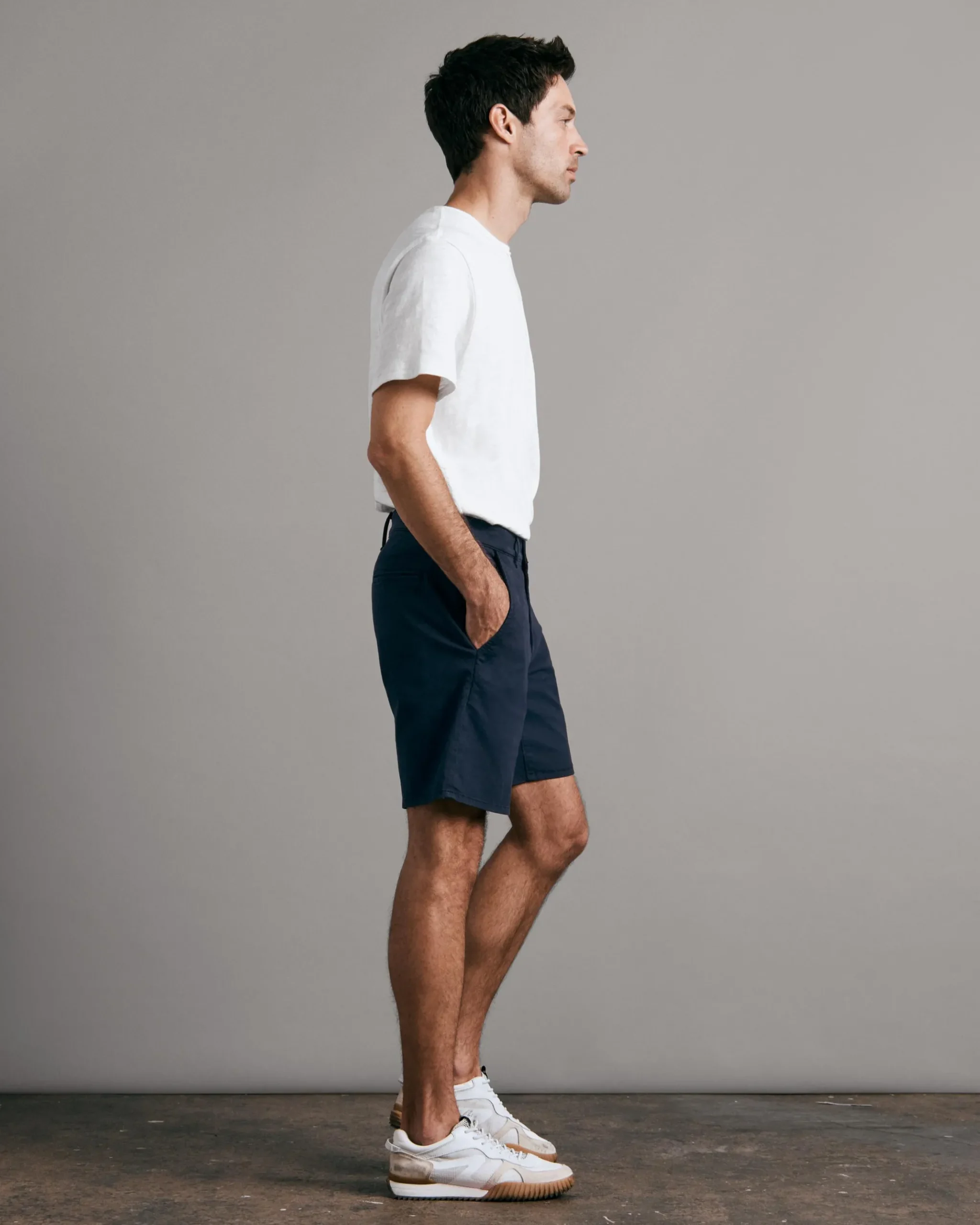 rag & bone Perry Cotton Twill Short Salute Hot