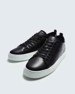 rag & bone Perry Leather Sneaker Black Hot