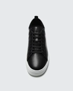 rag & bone Perry Leather Sneaker Black Hot