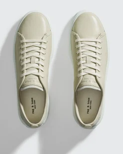 rag & bone Perry Leather Sneaker Bone White Hot