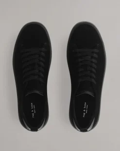 rag & bone Perry Suede Sneaker Black Suede Hot
