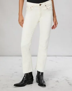 rag & bone Peyton Ankle Bootcut Jean Ecru Sale