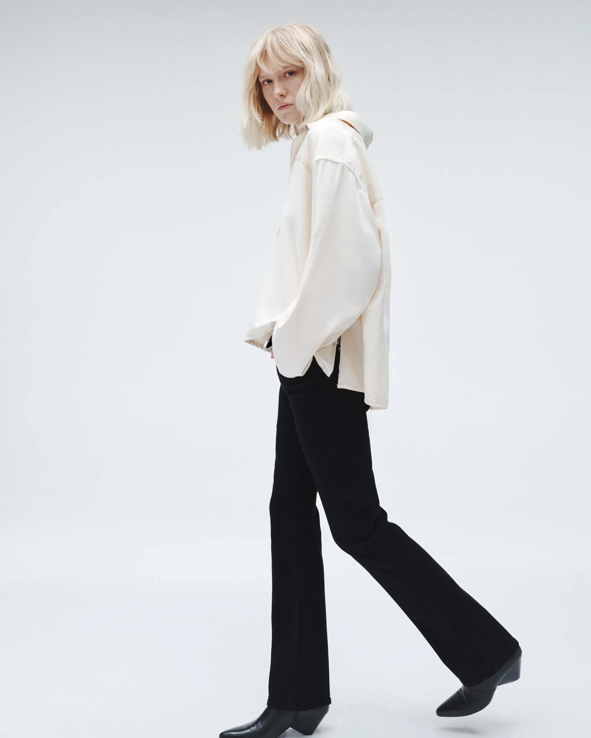 rag & bone Peyton Bootcut Jean Black Sale