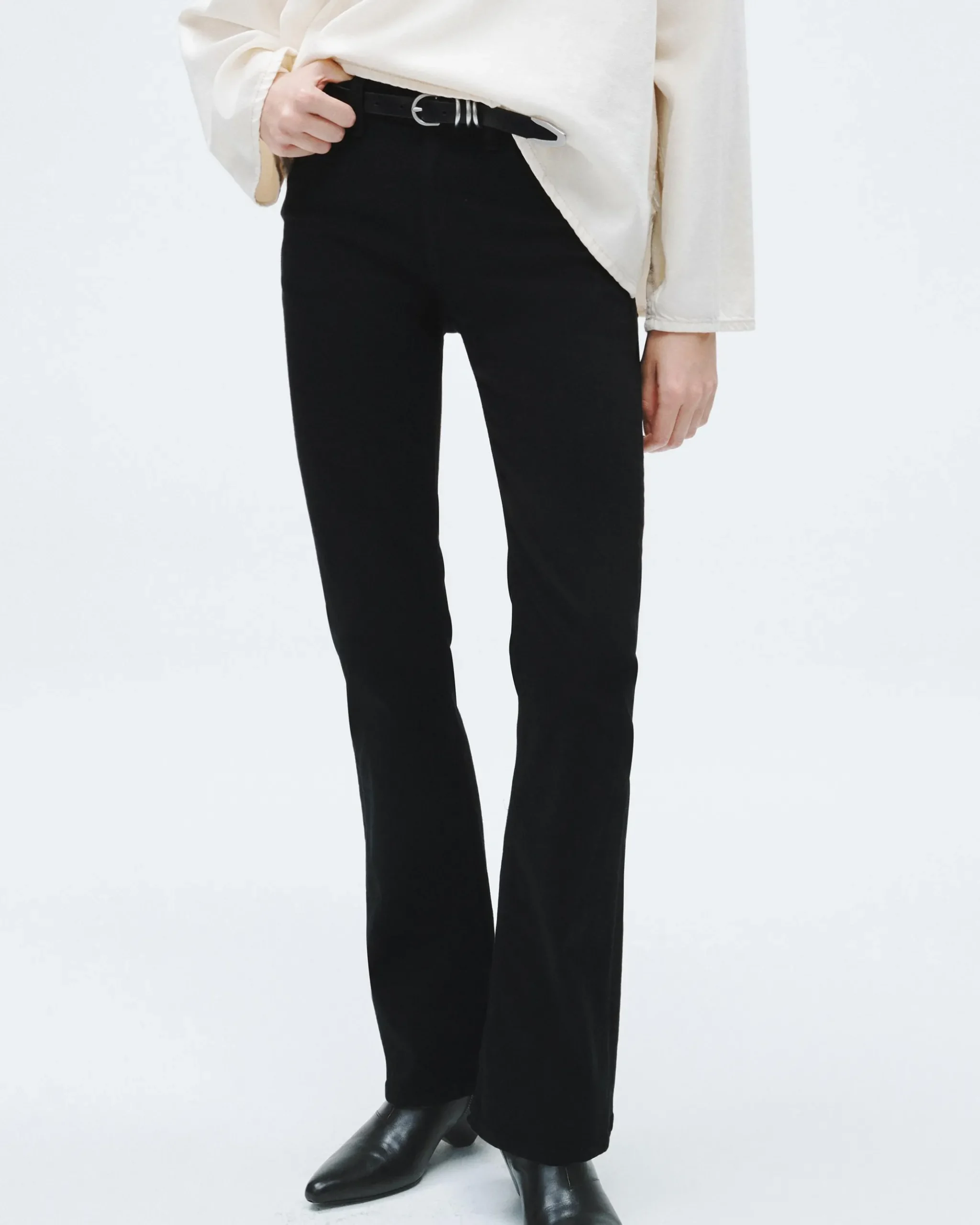 rag & bone Peyton Bootcut Jean Black Sale