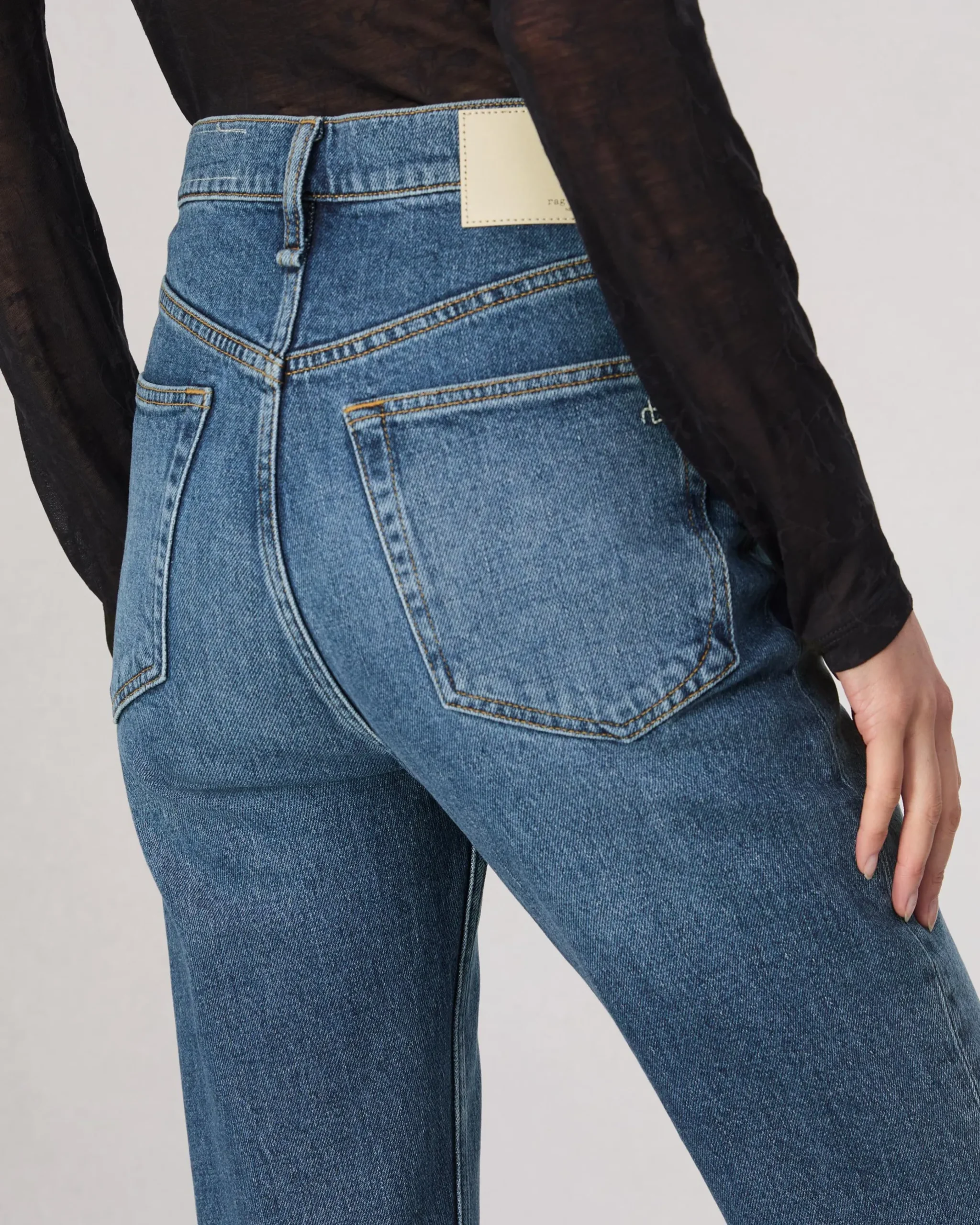rag & bone Peyton Bootcut Jean Allie Outlet