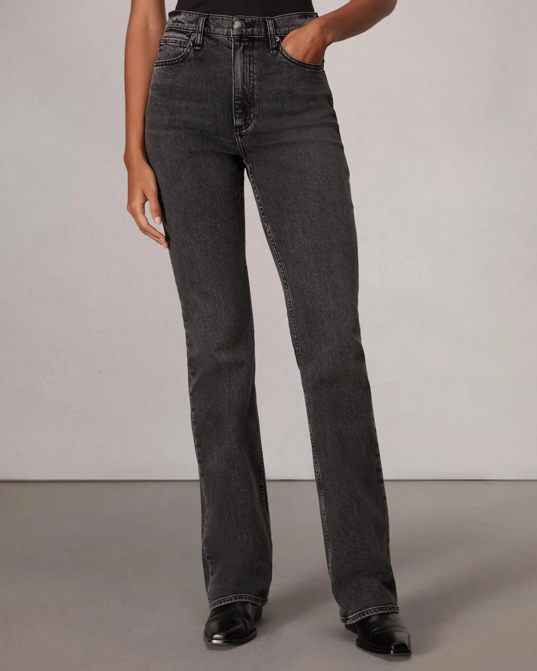 rag & bone Peyton Bootcut Jean Inky Clearance