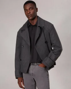 rag & bone Pima Cotton Polo Shirt Black Flash Sale