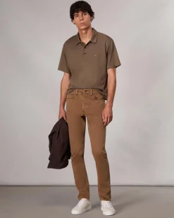 rag & bone Pima Cotton Polo Shirt Army Store