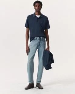 rag & bone Pima Cotton Polo Shirt Salute Cheap
