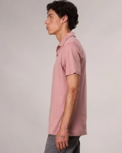 rag & bone Pima Cotton Polo Shirt Sea Grey (not available) Best Sale