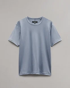 rag & bone Pima Cotton T-Shirt Sea Grey Store