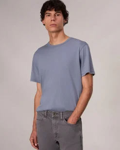 rag & bone Pima Cotton T-Shirt Sea Grey Store
