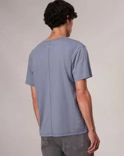 rag & bone Pima Cotton T-Shirt Sea Grey Store