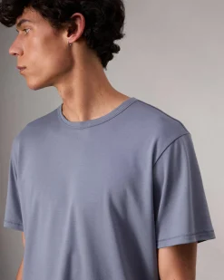 rag & bone Pima Cotton T-Shirt Sea Grey Store