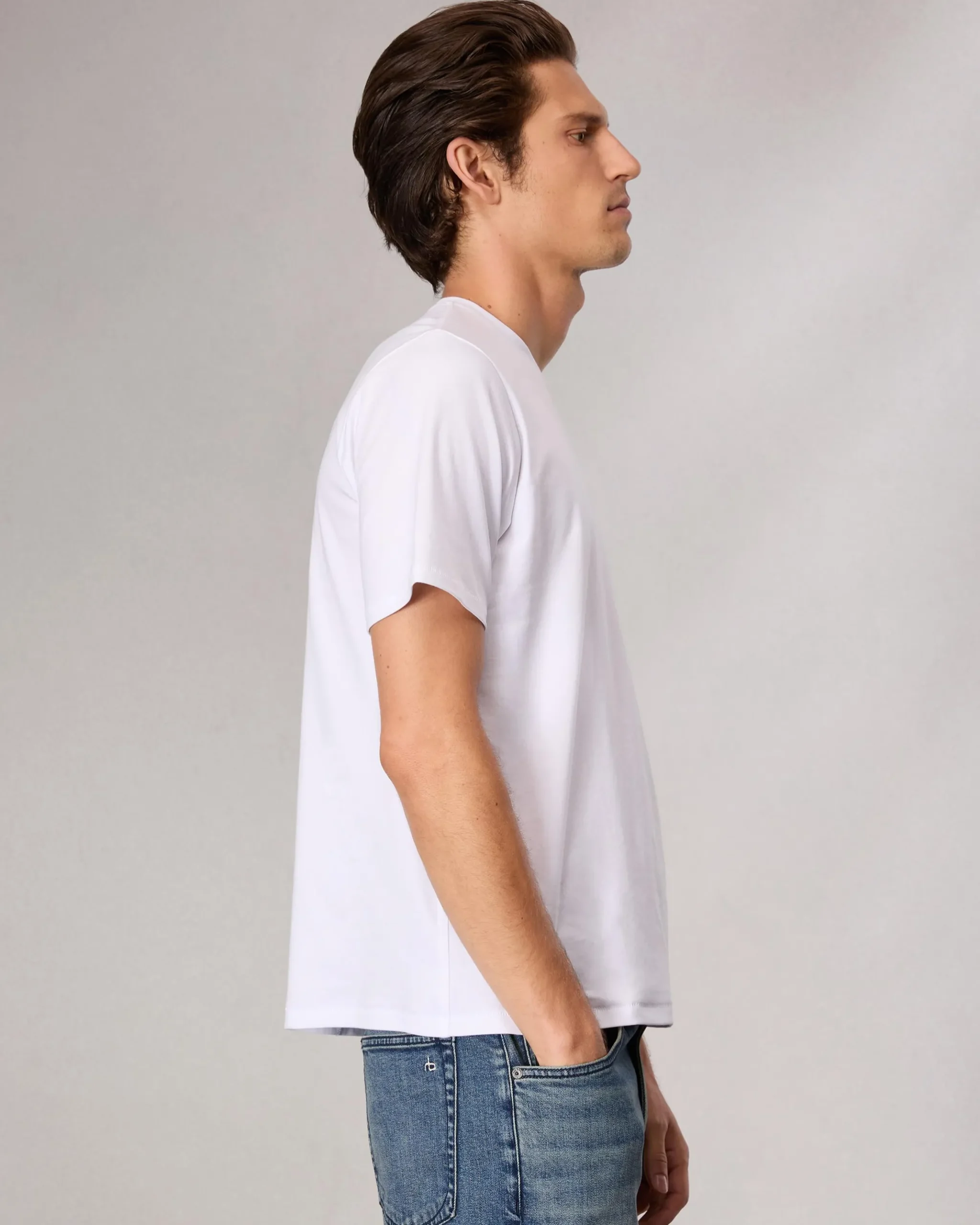 rag & bone Pima Cotton T-Shirt White Cheap