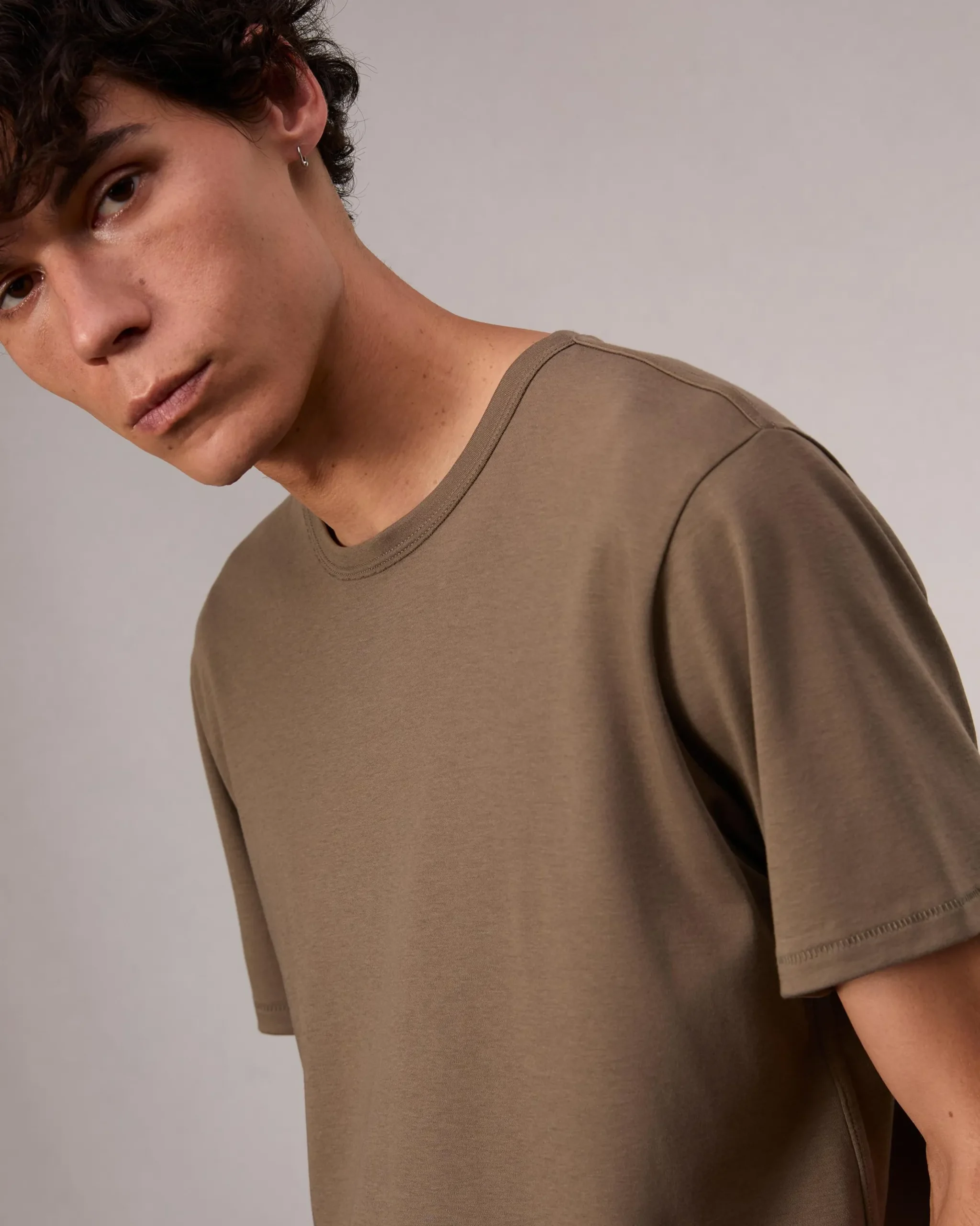 rag & bone Pima Cotton T-Shirt Army Cheap