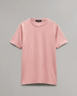 rag & bone Pima Cotton T-Shirt Washed Rose Discount