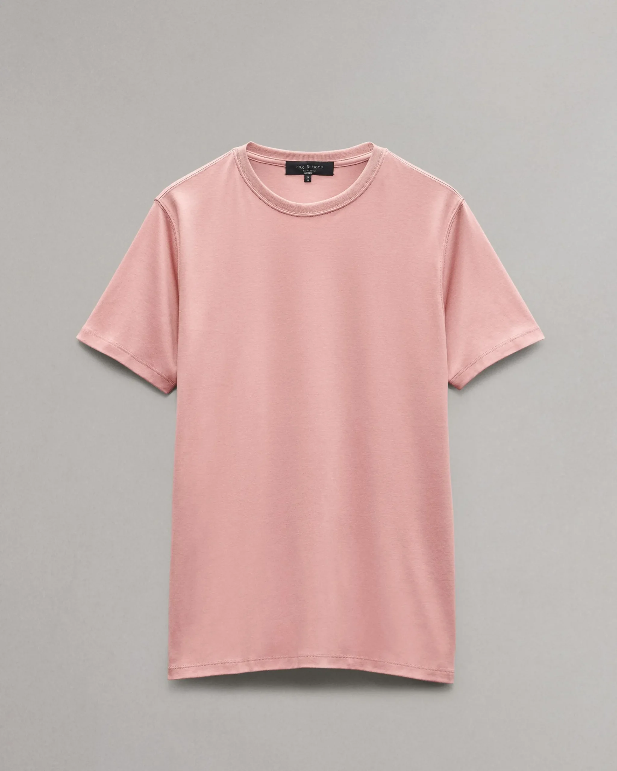 rag & bone Pima Cotton T-Shirt Washed Rose Discount