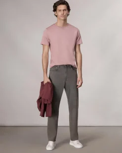 rag & bone Pima Cotton T-Shirt Washed Rose Discount
