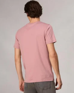 rag & bone Pima Cotton T-Shirt Washed Rose Discount