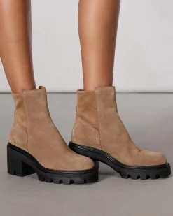 rag & bone Quinn Chelsea Boot Camel Suede Outlet