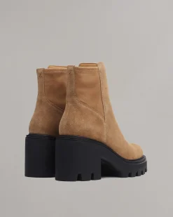 rag & bone Quinn Chelsea Boot Camel Suede Outlet