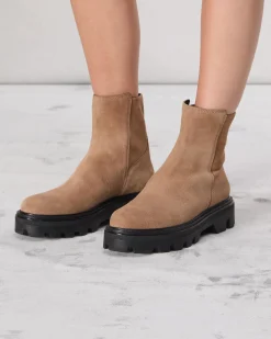 rag & bone Quinn Leather Boot Camel Suede Sale