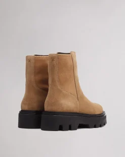 rag & bone Quinn Leather Boot Camel Suede Sale