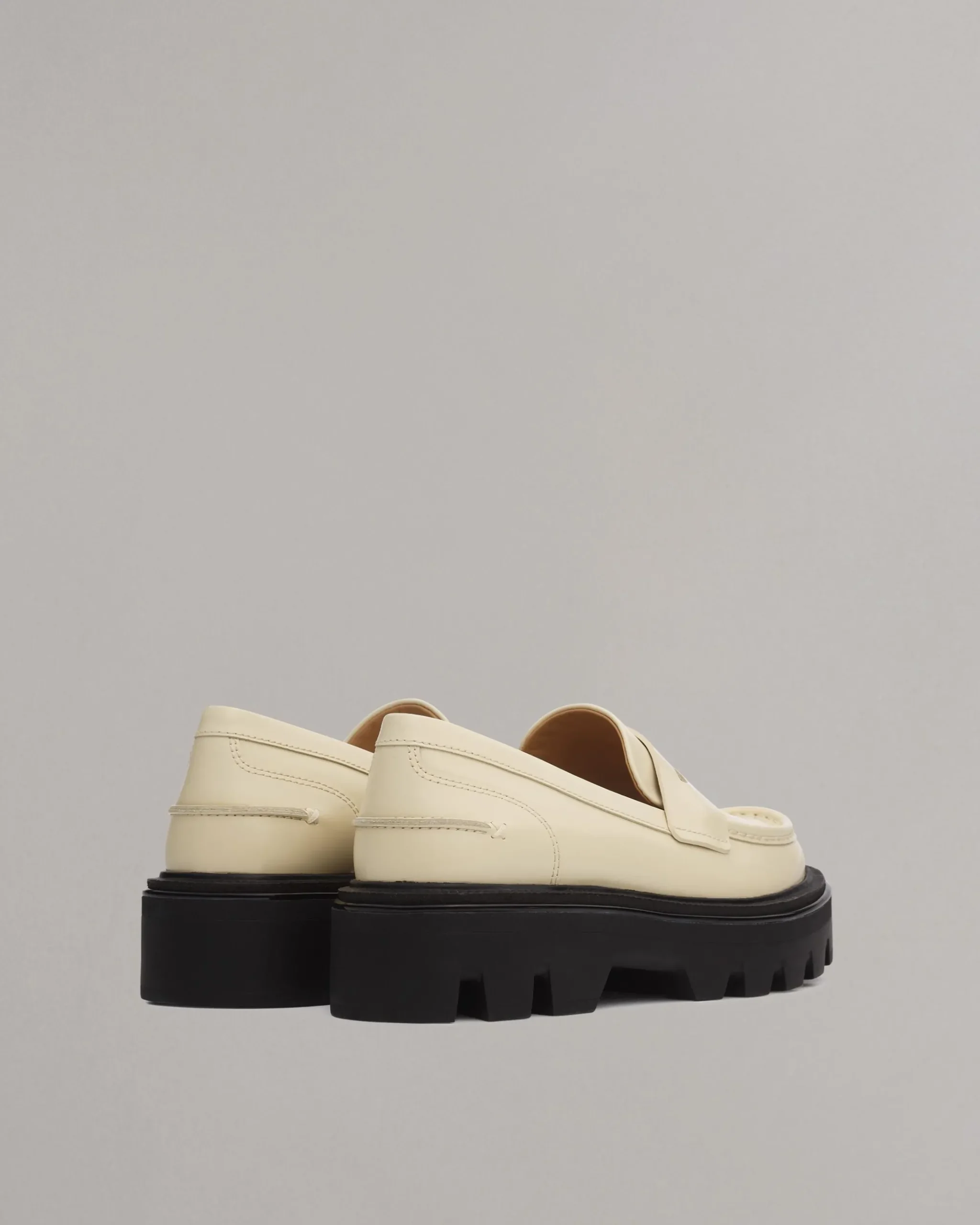 rag & bone Quinn Leather Loafer Greige Cheap