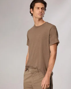 rag & bone Raw-Edge Flame Tee Brown Online