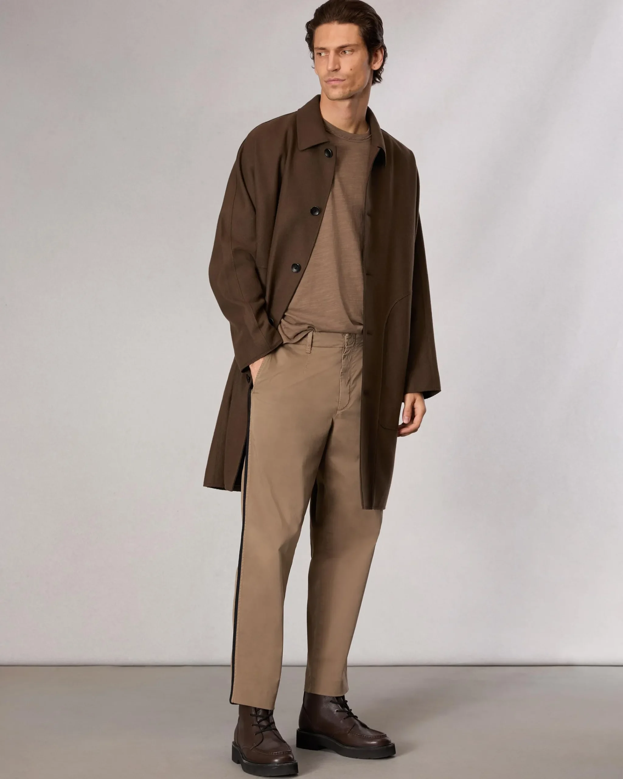 rag & bone Raw-Edge Flame Tee Brown Online
