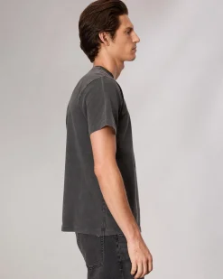 rag & bone rb Number 0 T-Shirt Washed Black Outlet
