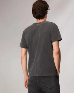 rag & bone rb Number 0 T-Shirt Washed Black Outlet
