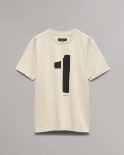 rag & bone rb Number 1 T-Shirt Washed Light Tan Fashion