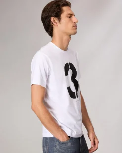 rag & bone rb Number 3 T-Shirt Washed White Cheap