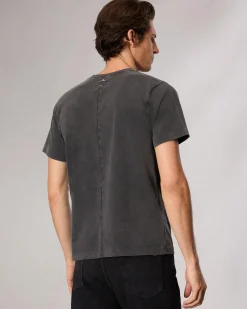 rag & bone rb Number 7 T-Shirt Washed Black Discount