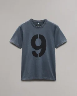 rag & bone rb Number 9 T-Shirt Washed Navy Best