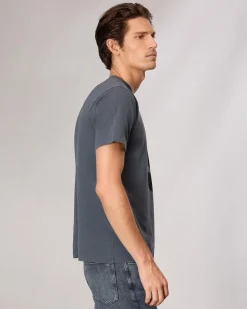 rag & bone rb Number 9 T-Shirt Washed Navy Best