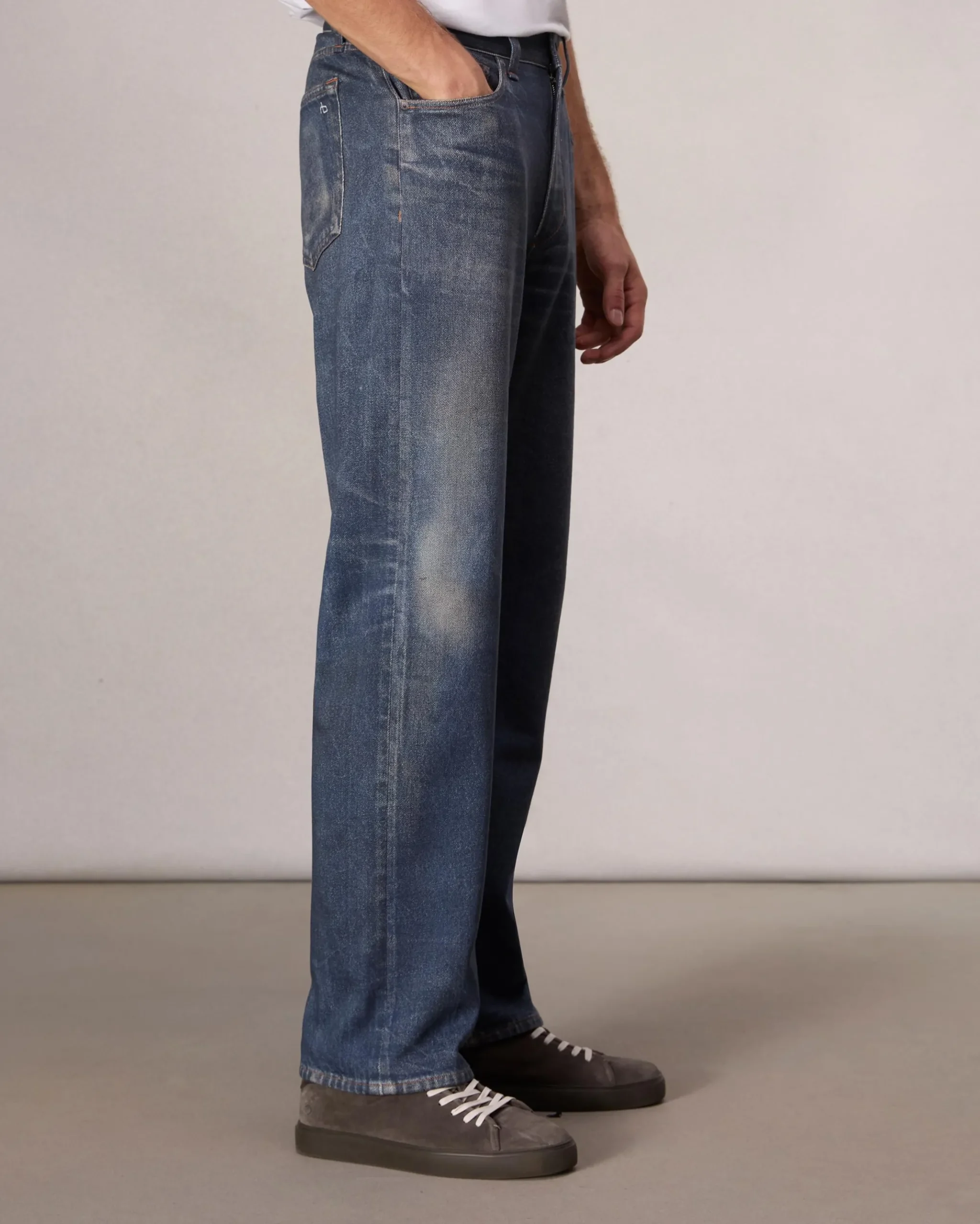 rag & bone rbMIRAMAR Fleece Fit 4 Pant Kenmare Fashion